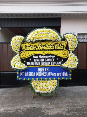 Papan Bunga Duka di Indra Jaya